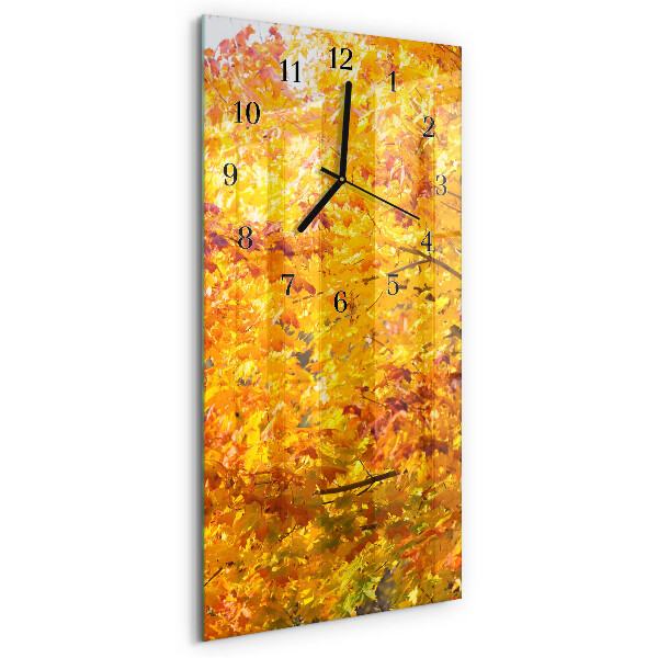 Horloge verticale en verre Arbre