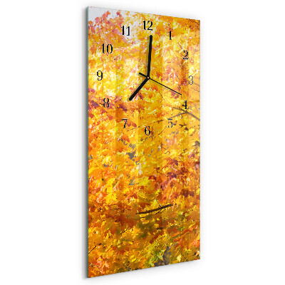 Horloge verticale en verre Arbre