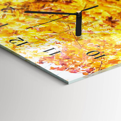 Horloge verticale en verre Arbre