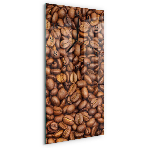 Horloge verticale en verre Haricots