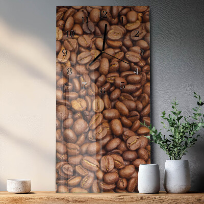 Horloge verticale en verre Haricots