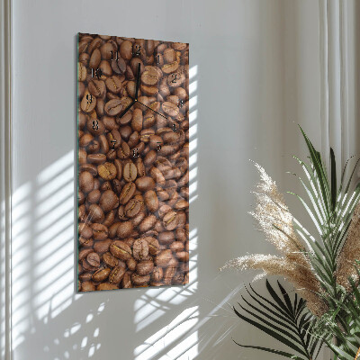 Horloge verticale en verre Haricots