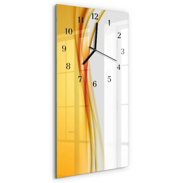 Horloge verticale en verre Modèle