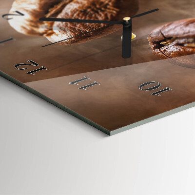 Horloge verticale en verre Haricots