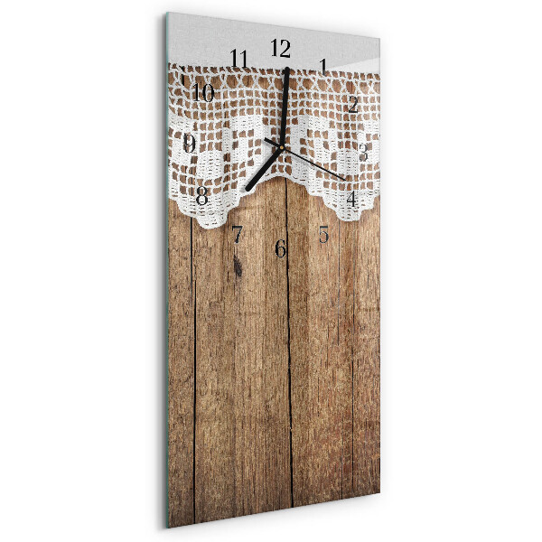 Horloge verticale en verre Tableau