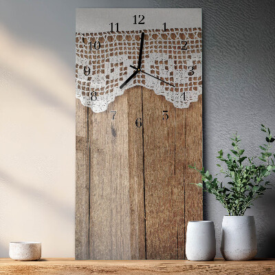 Horloge verticale en verre Tableau