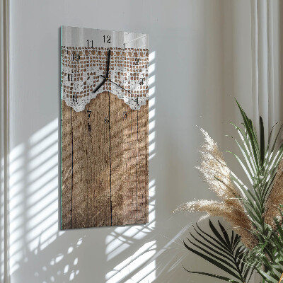 Horloge verticale en verre Tableau