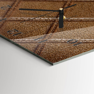 Horloge verticale en verre Diamants