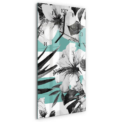 Horloge verticale en verre Pari