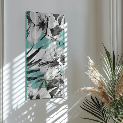 Horloge verticale en verre Pari