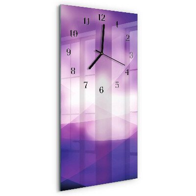 Horloge verticale en verre Modèle