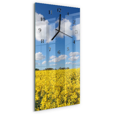 Horloge verticale en verre Champ