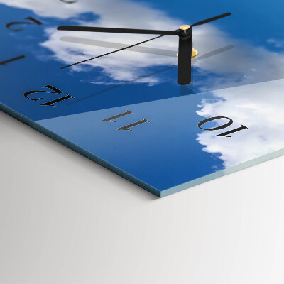Horloge verticale en verre Champ
