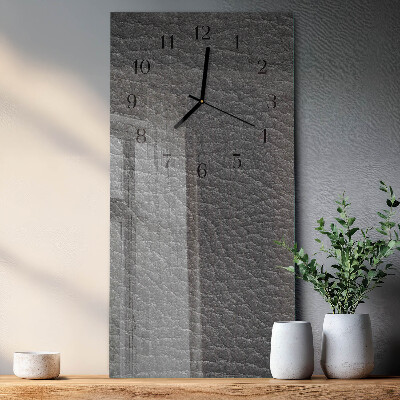 Horloge verticale en verre Fourrure
