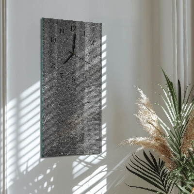 Horloge verticale en verre Fourrure