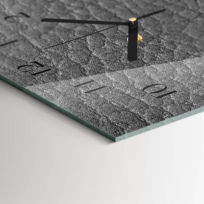 Horloge verticale en verre Fourrure