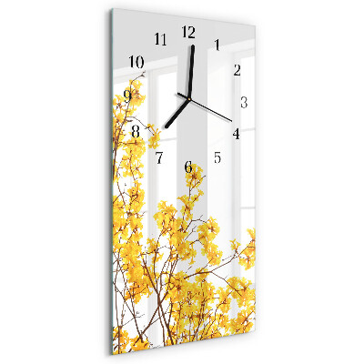 Horloge verticale en verre Arbre