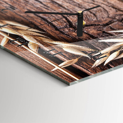 Horloge verticale en verre Table à grains