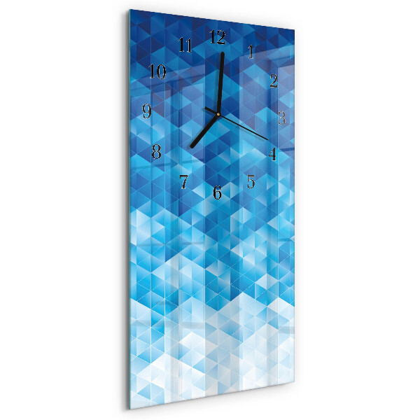 Horloge verticale en verre Modèle