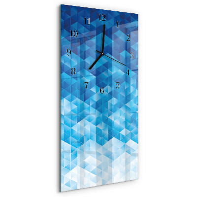 Horloge verticale en verre Modèle