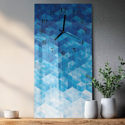 Horloge verticale en verre Modèle