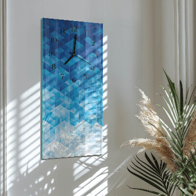 Horloge verticale en verre Modèle