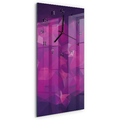 Horloge verticale en verre Modèle
