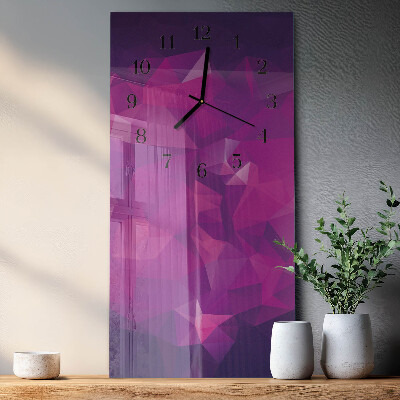 Horloge verticale en verre Modèle