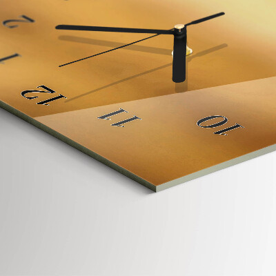 Horloge verticale en verre Haricots