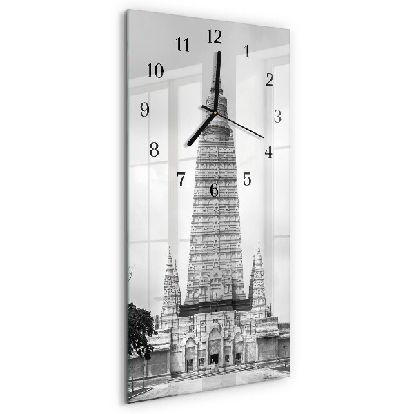 Horloge verticale en verre Perspectives