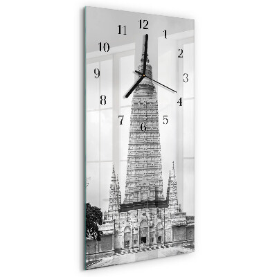 Horloge verticale en verre Perspectives