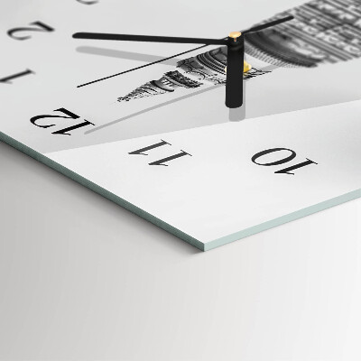 Horloge verticale en verre Perspectives