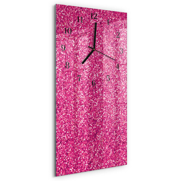Horloge verticale en verre Apparence