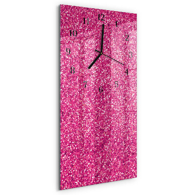 Horloge verticale en verre Apparence
