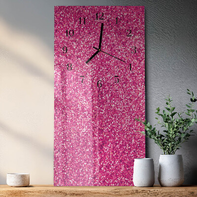 Horloge verticale en verre Apparence