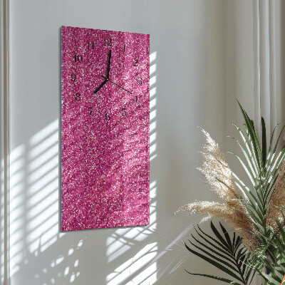 Horloge verticale en verre Apparence