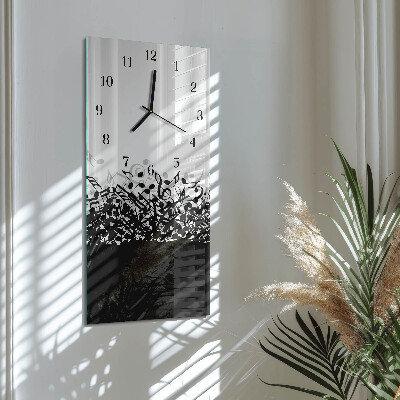 Horloge verticale en verre Diplômes