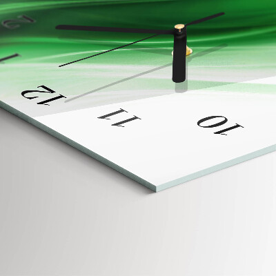 Horloge verticale en verre Abstraction
