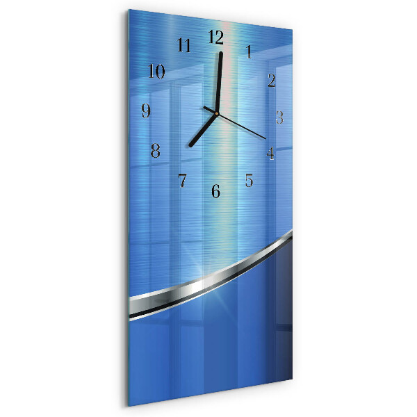 Horloge verticale en verre Modèle