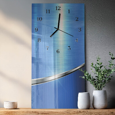 Horloge verticale en verre Modèle