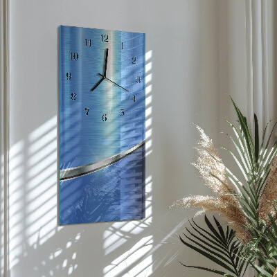 Horloge verticale en verre Modèle