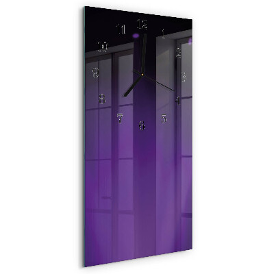 Horloge verticale en verre Modèle