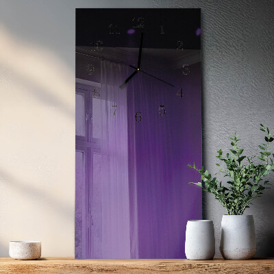 Horloge verticale en verre Modèle