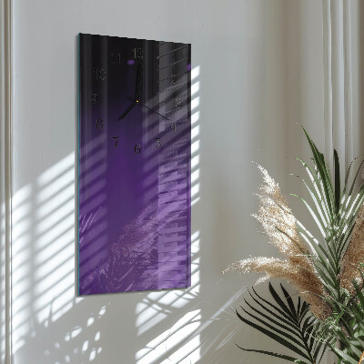 Horloge verticale en verre Modèle