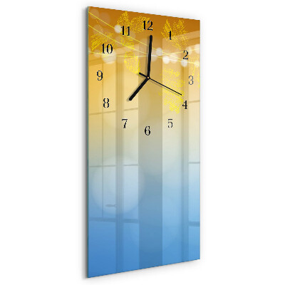 Horloge verticale en verre Modèle