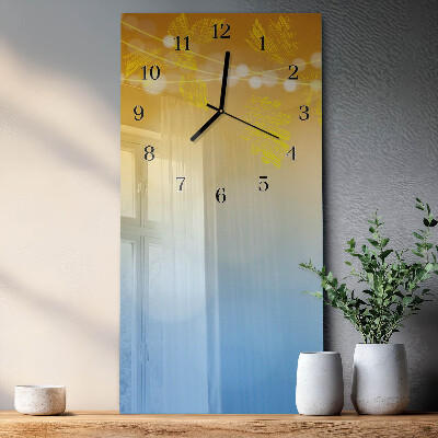 Horloge verticale en verre Modèle