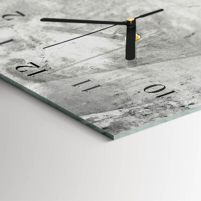 Horloge verticale en verre Mur