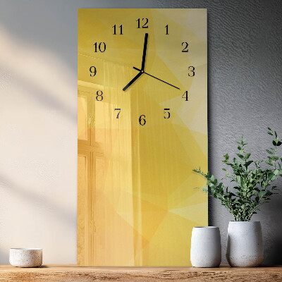 Horloge verticale en verre Modèle