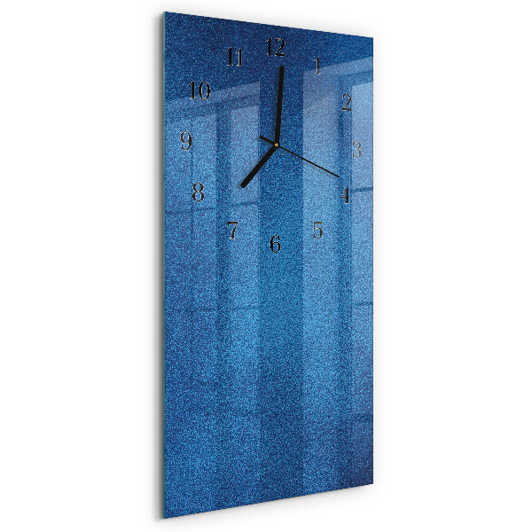Horloge verticale en verre Matériel