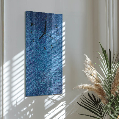 Horloge verticale en verre Matériel